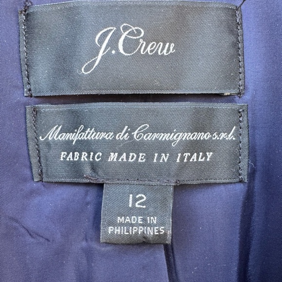 NWOT J.Crew plaid with metalic detail skirt - Picture 8 of 9